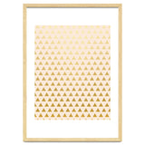 Blush + Gold Triangles #society6 #decor #buyart thumbnail