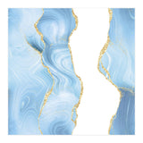 Blue & Gold Glitter Agate Texture 07 (Print Only) thumbnail