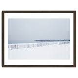Pier in the winter seascape thumbnail