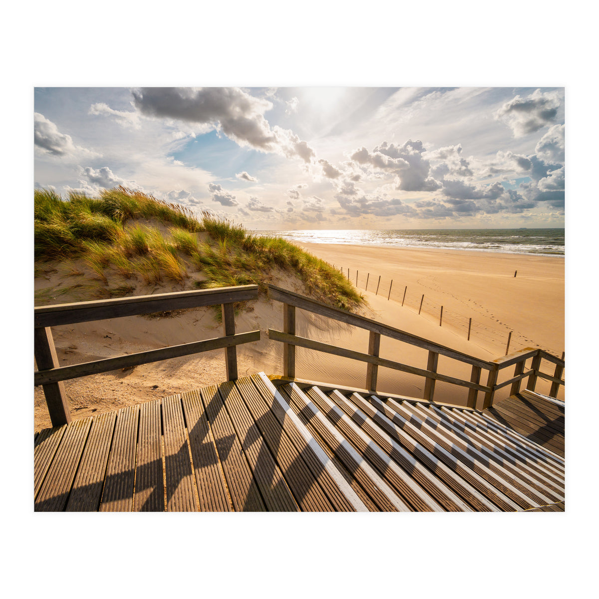 A day at the Dutch beach (Print Only)