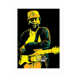 Willie King American Blues Guitarist in Pop Art (Print Only) thumbnail