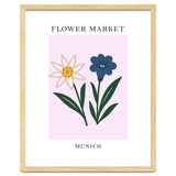Munich Flower Market - Minimalist Edelweiss Botanical Print thumbnail