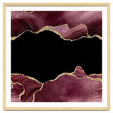 Burgundy & Gold Glitter Agate Texture 04 thumbnail