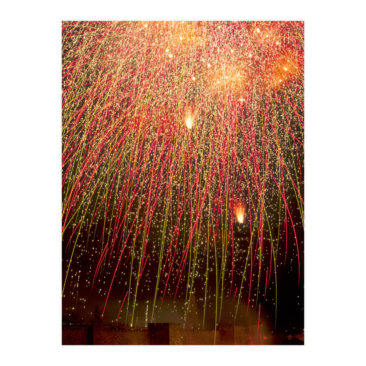 Fireworks over Jerusalem II (Print Only)