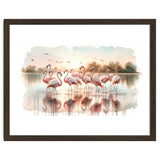 Serene Flamingo Sunrise thumbnail
