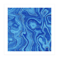 Blue Agate Texture 01 (Print Only)