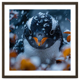 Close Up Of A Gentoo Penguin In The Snow thumbnail