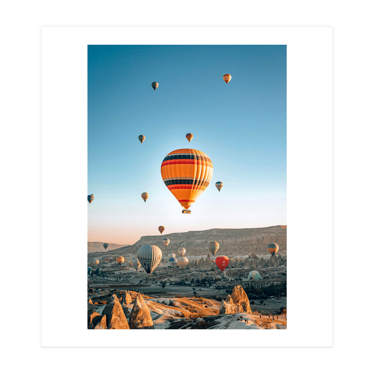 Hot Air Balloons Cappadocia Sunrise (Print Only)