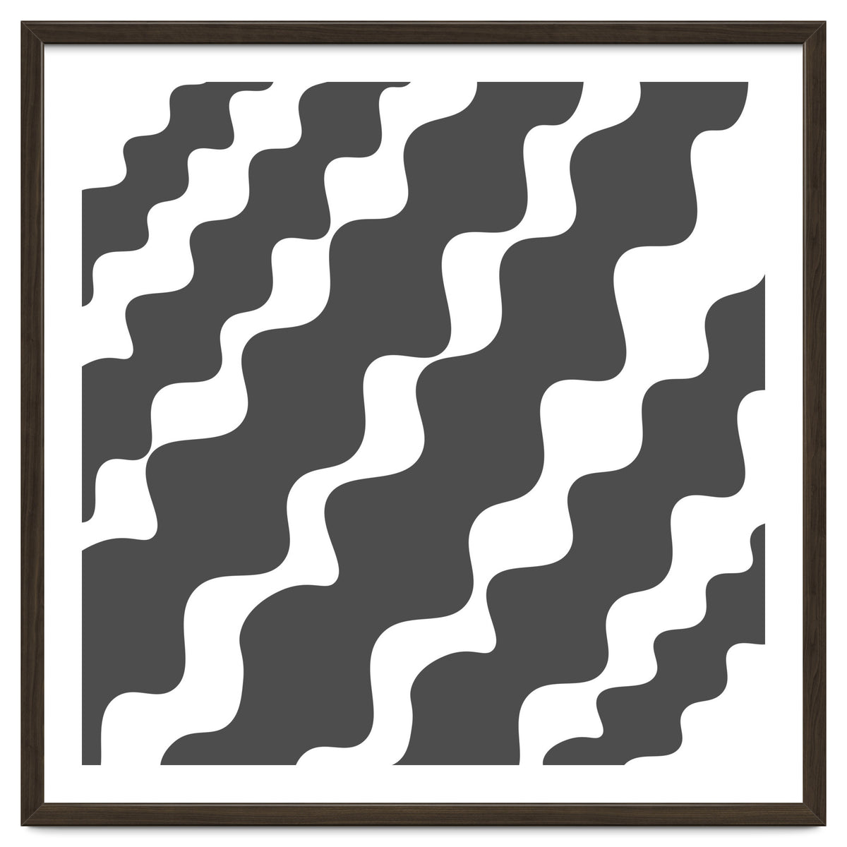 Grey Wavy Pattern