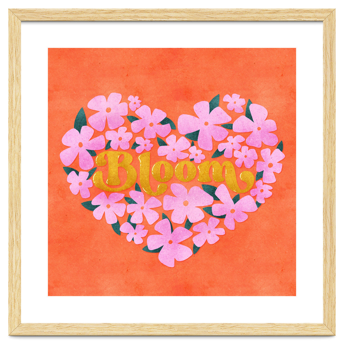 Bloom Floral Heart