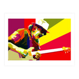 Carlos Santana Latin Guitarist Pop Art Wpap (Print Only) thumbnail