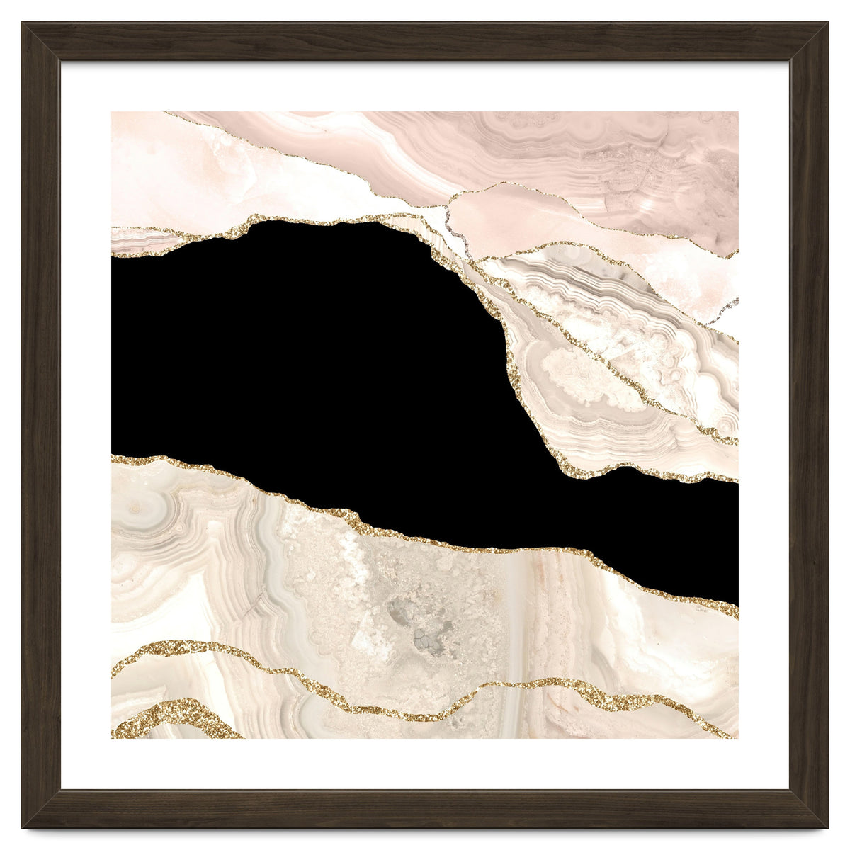 Ivory & Gold Agate Texture 01