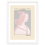 Portrait of Simonetta Vespucci as Nymph – Sandro Botticelli (ascii art) thumbnail