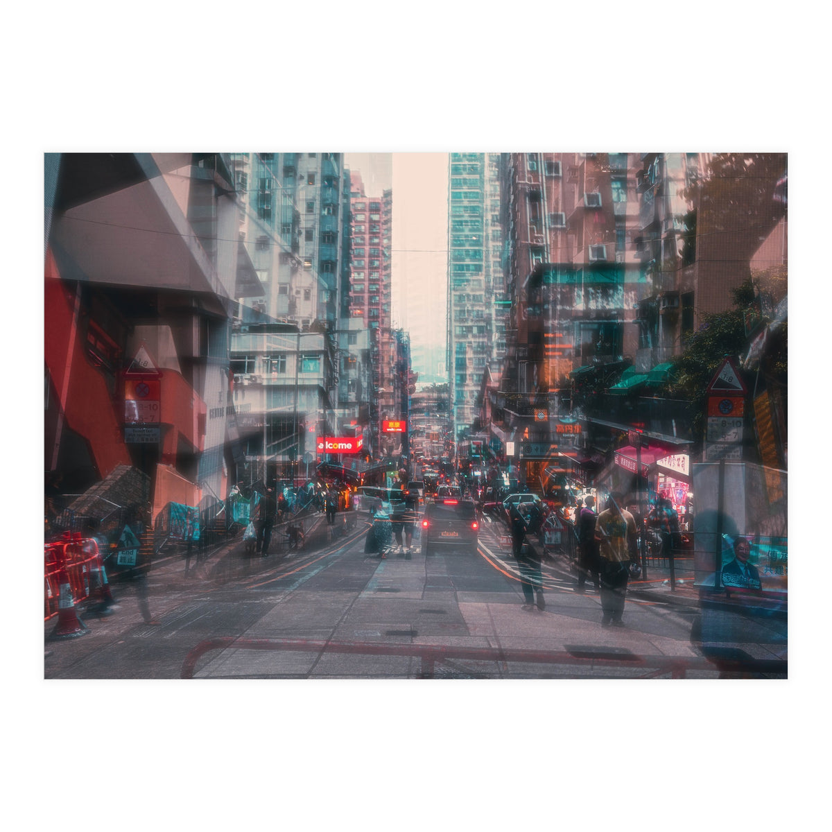 Street Photography - Double Exposure Sai Ying Pung (Print Only)