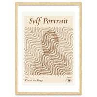 Self Portrait Vincent Van Gogh (1889)