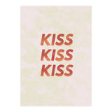 Kiss Kiss Kiss Love Typography (Print Only) thumbnail