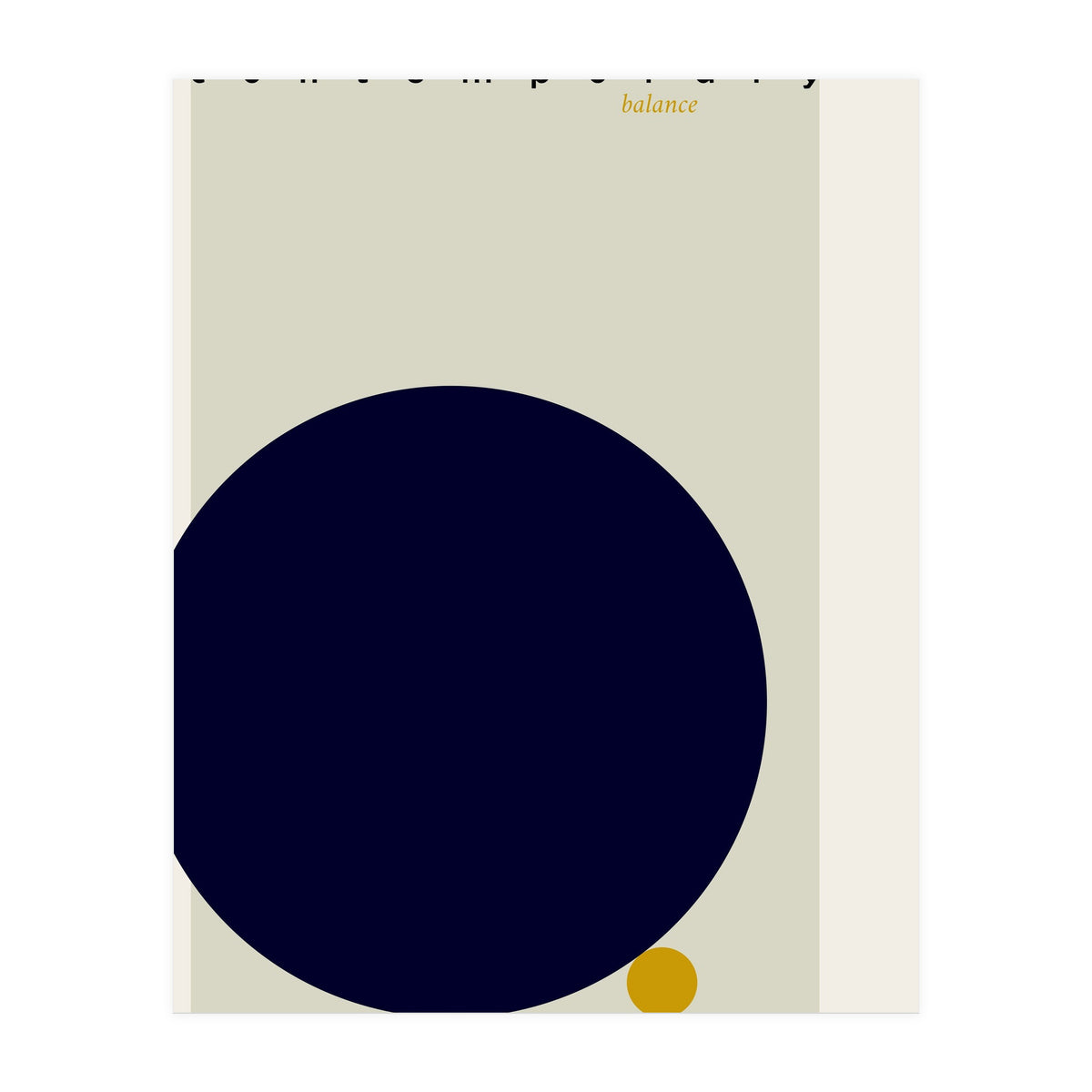 expectant iteration contemporary balance (Print Only)