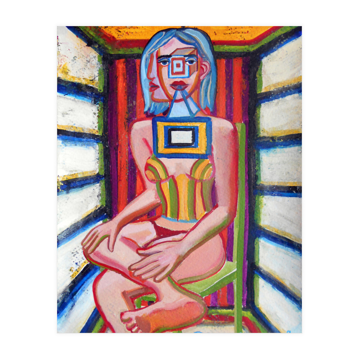 Mujer En La Silla 12 (Print Only)