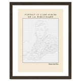 Portrait of Count Honoré de La Riboisière – Antoine-Jean Gros (ascii art) thumbnail