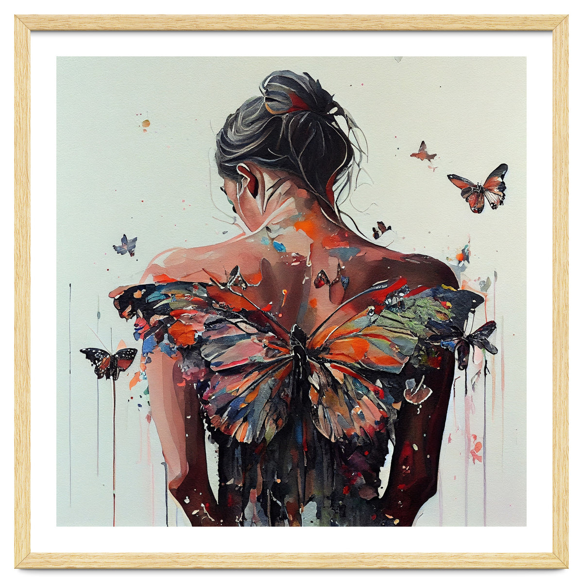 Powerful Butterfly Woman Body #5