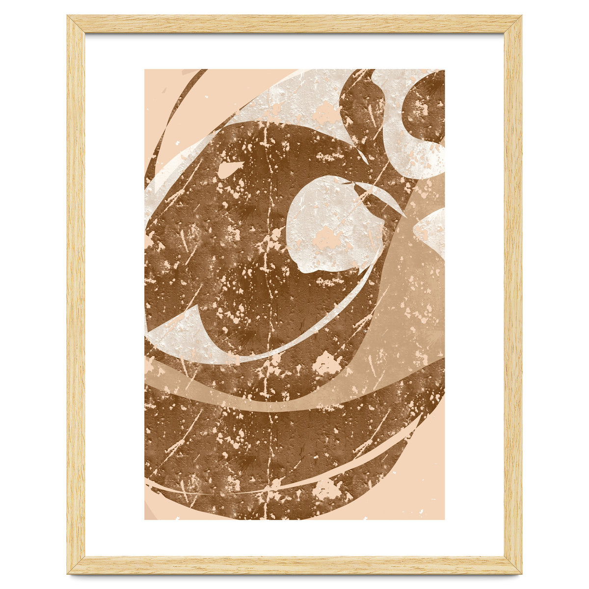 Brown Abstract Clash
