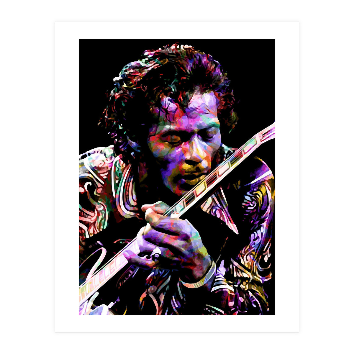 Chuck Berry Rock Guitarist Legend (Print Only)