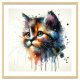 Colorful Kitten Portrait thumbnail