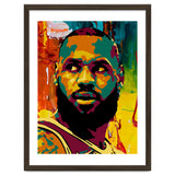 LeBron James Colorful abstract thumbnail