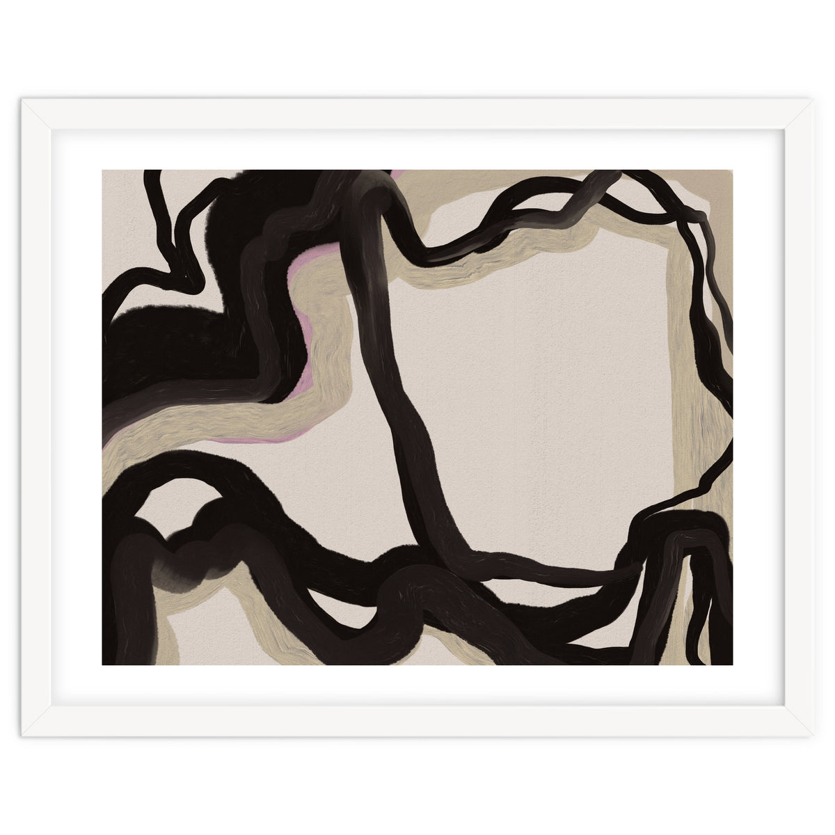 Time oil painting abstract