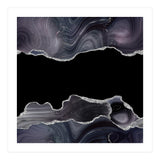 Black & Silver Glitter Agate Texture 03 (Print Only) thumbnail