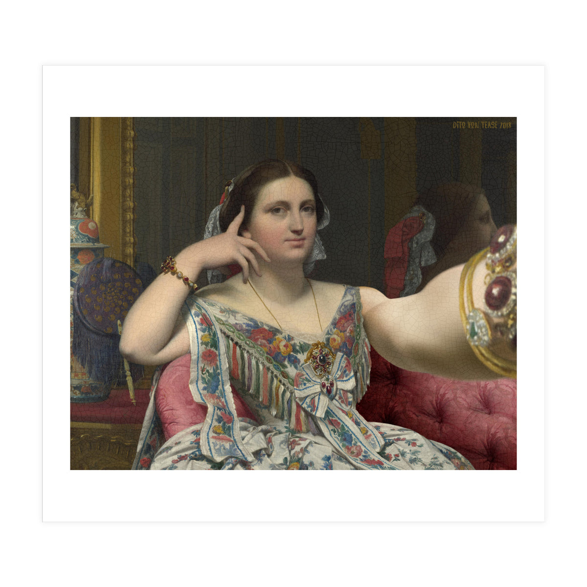 Madame Moitessier - Ingres - Selfie (Print Only)