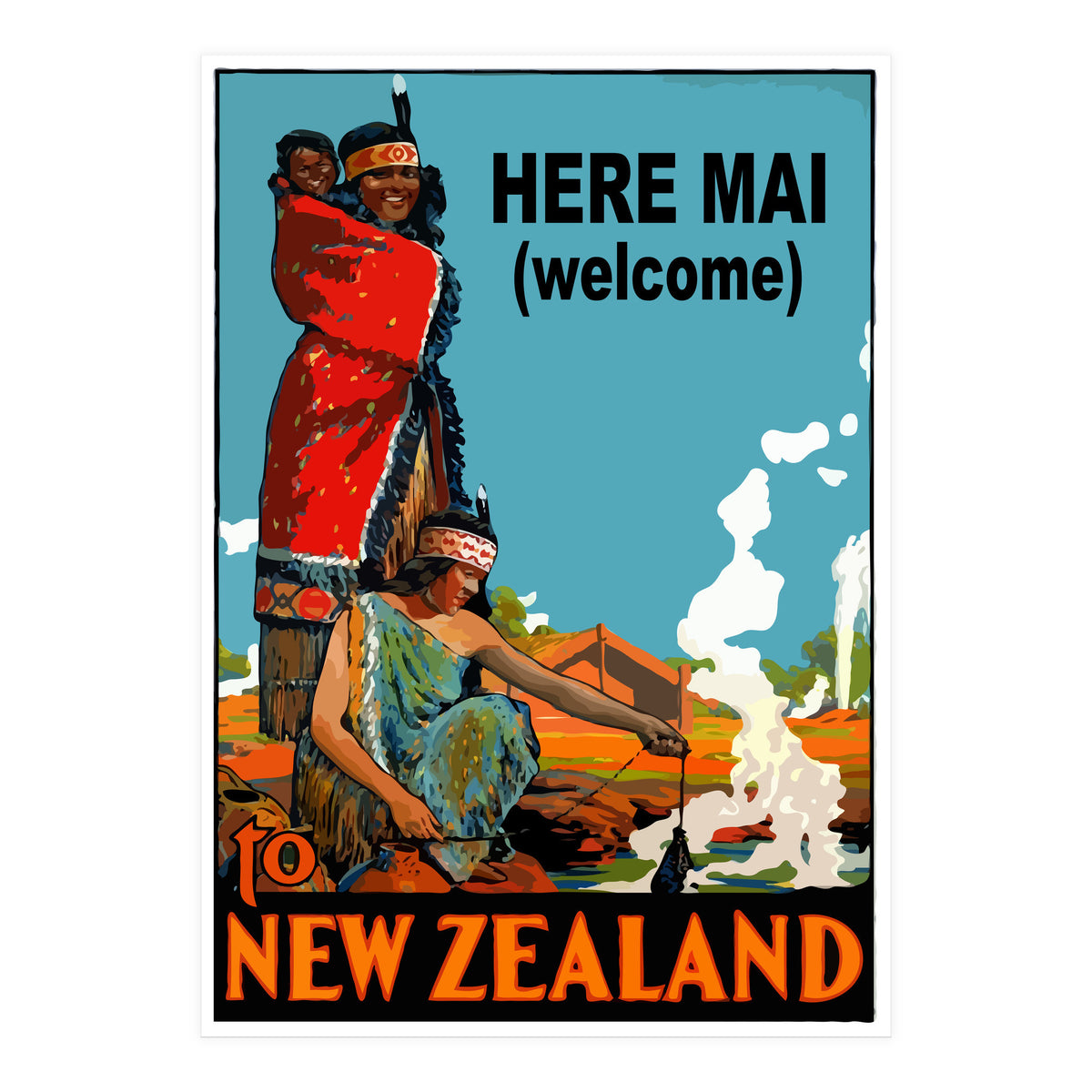 New Zealand, Welcome (Print Only)