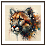 Watercolor Cougar Portrait thumbnail
