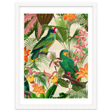 Parrots in tropical Jungle thumbnail