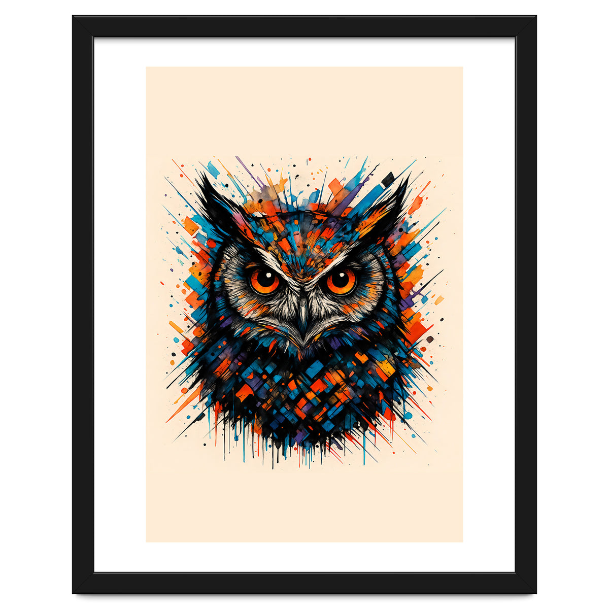 Owl Animal Watercolor