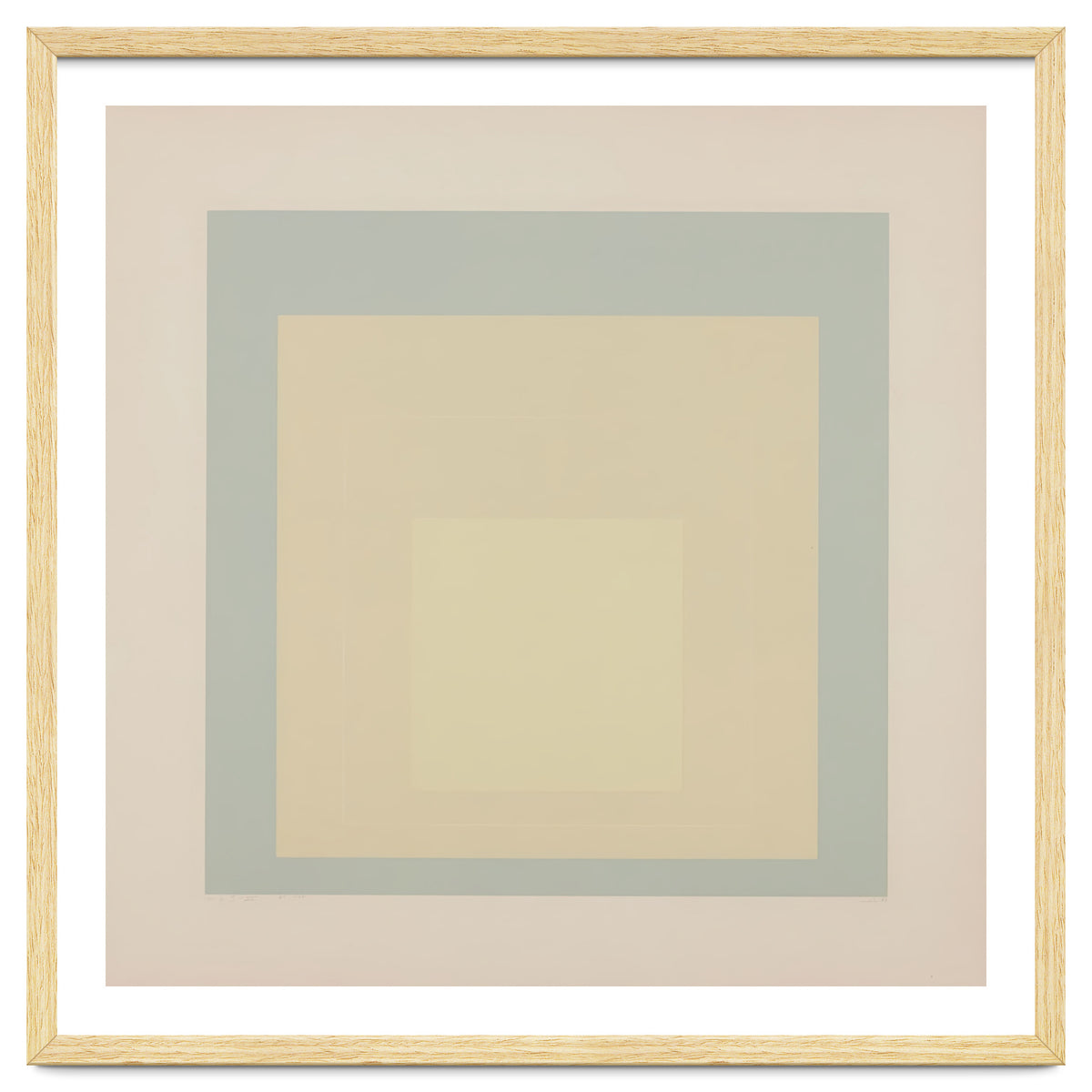 JOSEF ALBERS - HOMAGE TO THE SQUARE