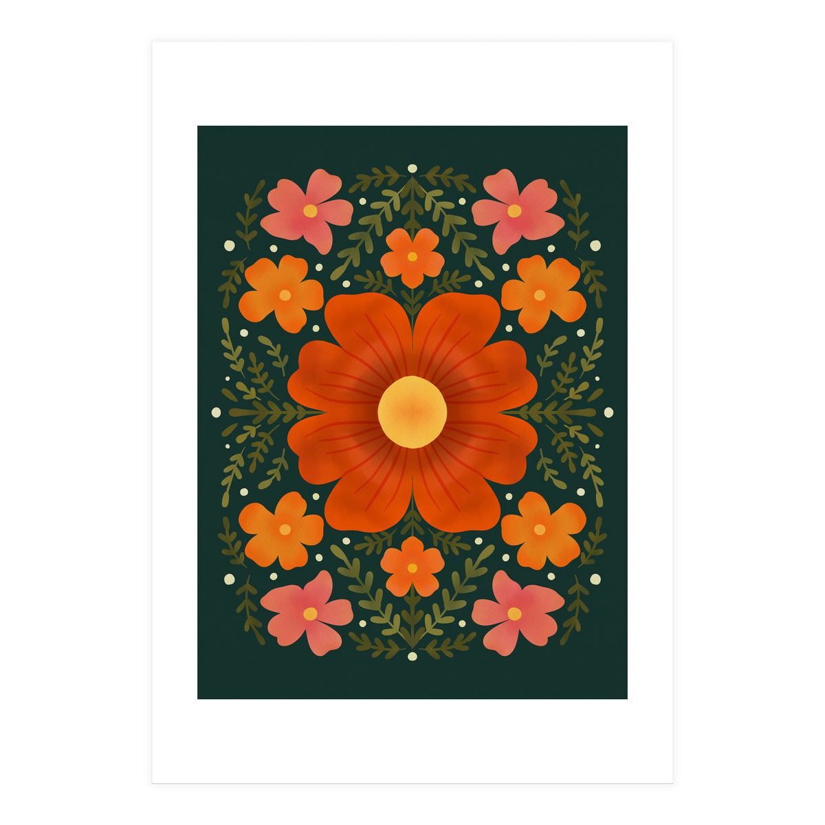 Red Flower (Print Only)