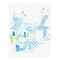 Paris Rooftops  (Print Only)