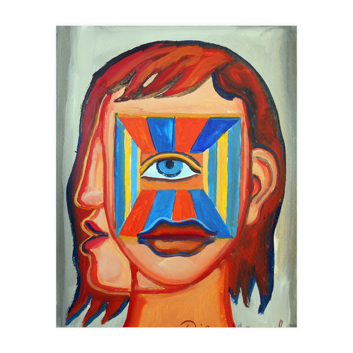 Cabeza De Mujer 9 (Print Only)