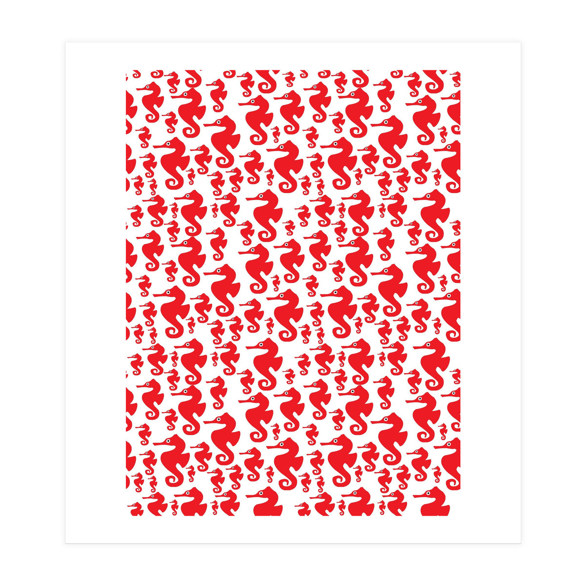 Seahorse pattern  (Print Only)