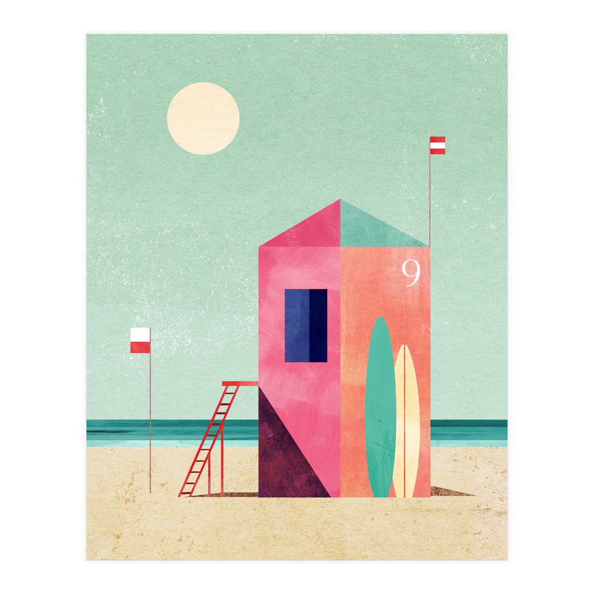 Surf Hut (Print Only)