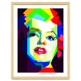 Marilyn Monroe Colorful Illustration Pop Art WPAP thumbnail