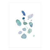 Watercolor Aqua Abstract Spots I (Print Only) thumbnail