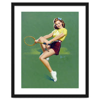 Pinup Tennis Player