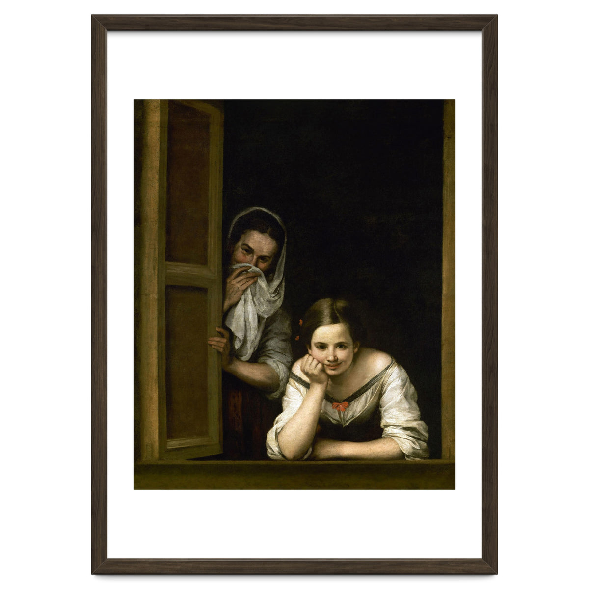 Bartolome Esteban Murillo:Two Women at a Window, c.1655/1660. National Gallery of Art Washington DC.