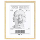 Receipt Art Chester Bennington thumbnail