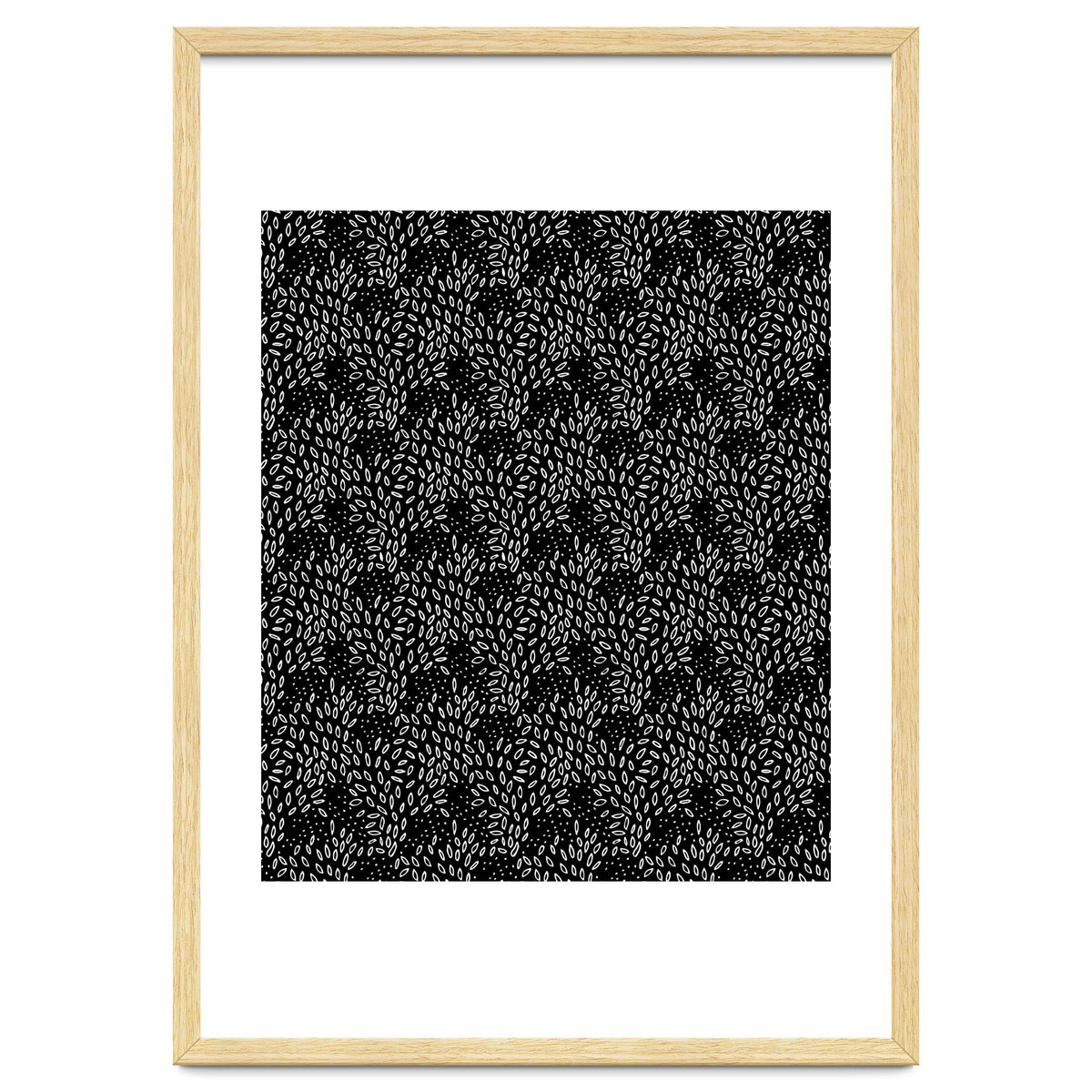 Black Floral Pattern