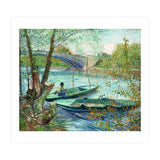 Vincent Van Gogh / 'Fishing in Spring, the Pont de Clichy ', 1887, Oil on canvas, 49 x 58 cm. (Print Only) thumbnail
