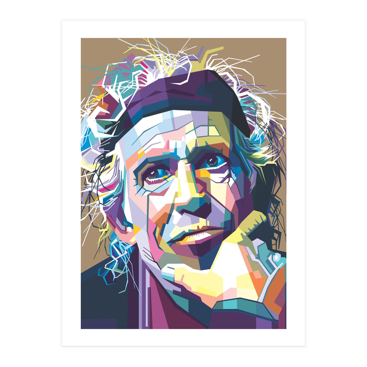 K Richards Pop Art WPAP (Print Only)