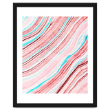 Between the Lines, Pastel Watercolor Abstract Painting, Subtle Neutral Minimal Illustration thumbnail